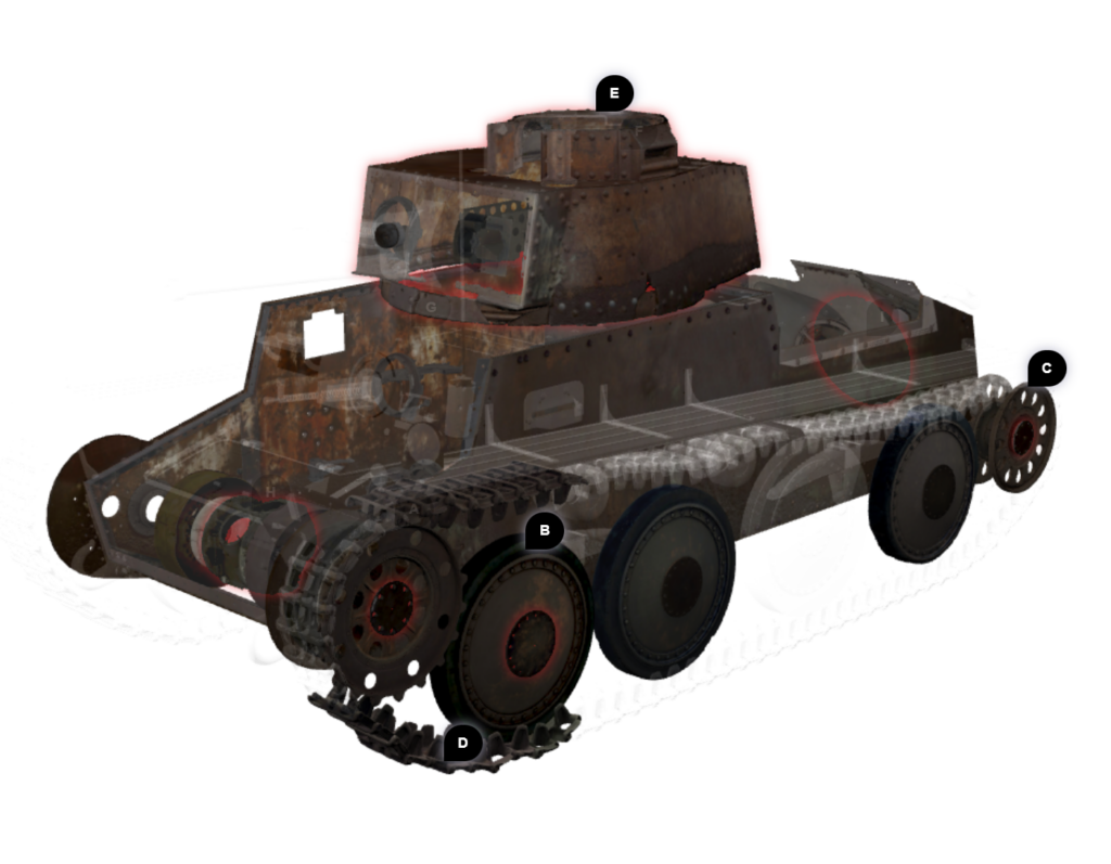 3D model tanku pre interaktívne zapojenie návštevníka do výstavy